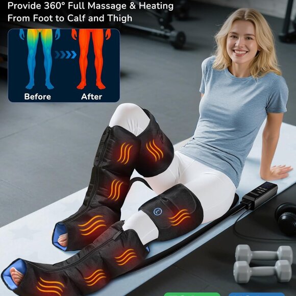 Musugy Other - Leg Massager with Heat and Compression
